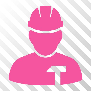 Builder Person Vector Icon clipart