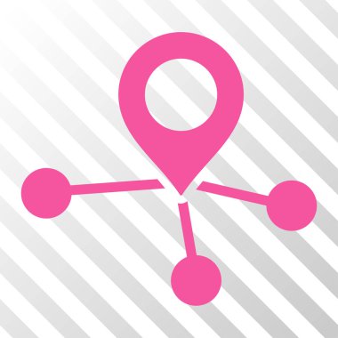 Mekanlar vektör simgesi