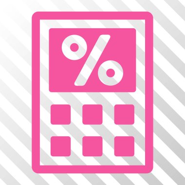 Vergi hesap makinesi vektör simgesi