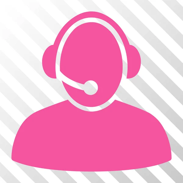 Ikona wektora call center — Wektor stockowy