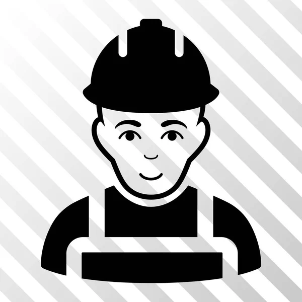 Builder Vector Icon — Stock Vector