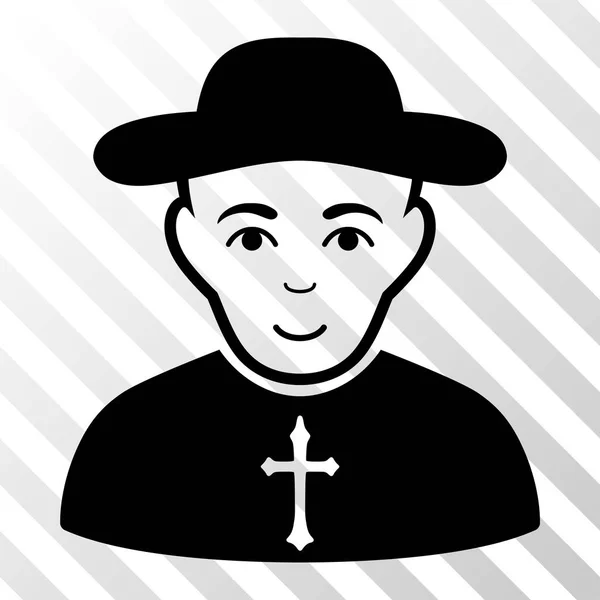 Christian Priest vektör simgesi — Stok Vektör