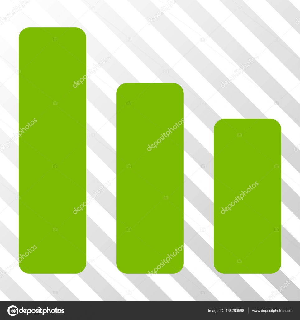 Sávdiagram csökkenés Vector Icon