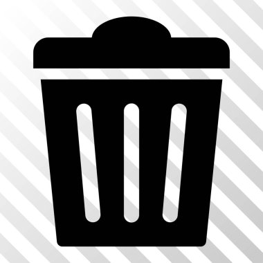 Çöp kutusu vektör simgesi