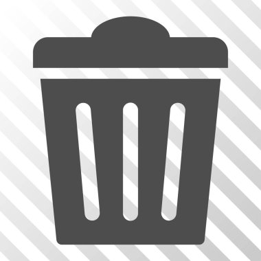 Çöp kutusu vektör simgesi