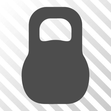 Ağırlık demir vektör simgesi