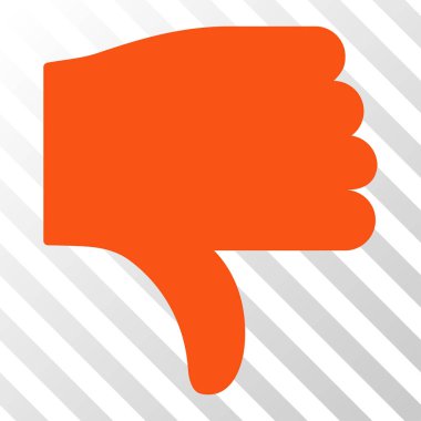 başparmak aşağı vektör simgesi