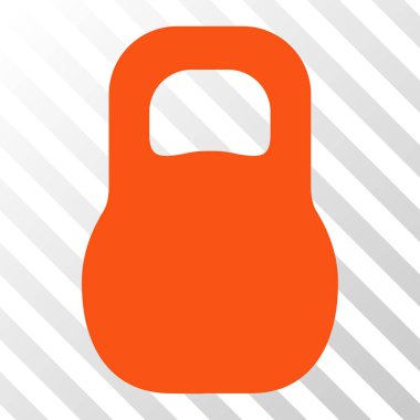 Ağırlık demir vektör simgesi