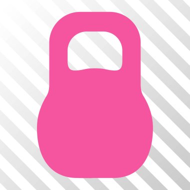 Ağırlık demir vektör simgesi