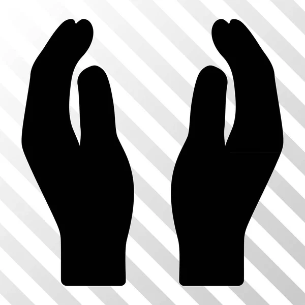 Care Hands Vector Icon — Vector de stoc