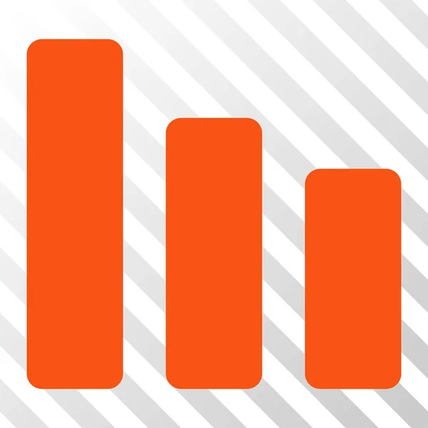 Sávdiagram csökkenés Vector Icon