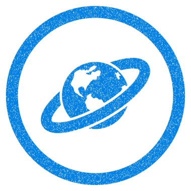 Halkalı gezegen yuvarlak simge pencere boyutu