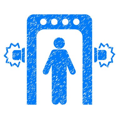 Yolcu tarama grenli doku simgesi