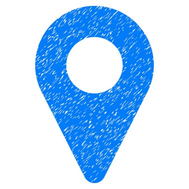 Harita işaretleyici grenli doku simgesi