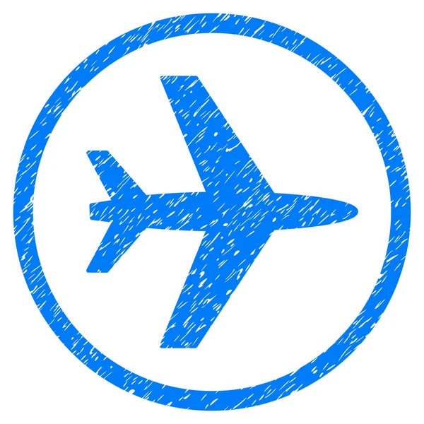 Letiště zrnitá struktura ikona — Stockový vektor