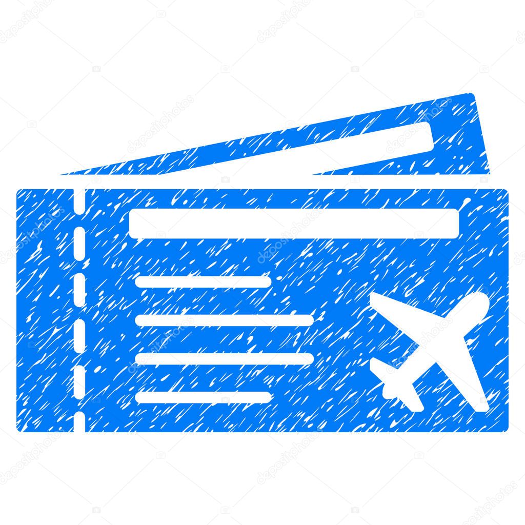 Airtickets Grainy Texture Icon