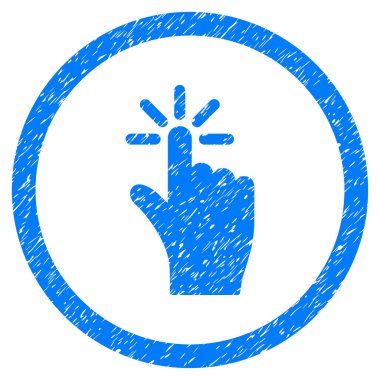 Yuvarlak simge damgayı tıklatın