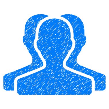 Müşteri grubu grenli doku simgesi