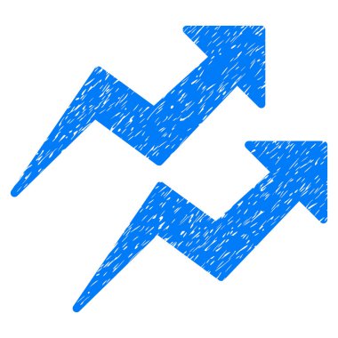 Eğilimleri grenli doku simgesi