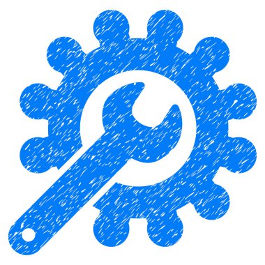 İngiliz anahtarı ve dişli özelleştirme araçları grenli doku simgesi