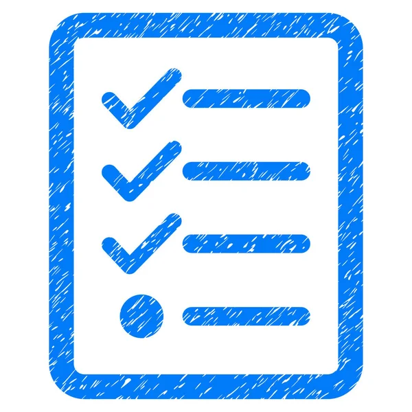 Checklist Grainy Texture Icon — Stock Vector