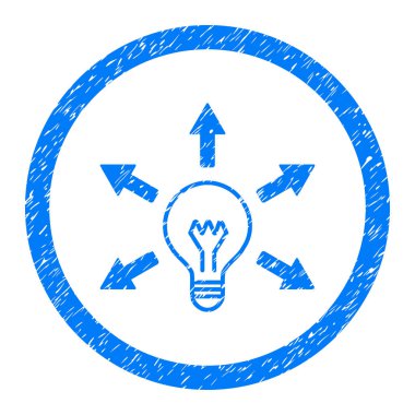 Fikir ampul yuvarlak simge pencere boyutu