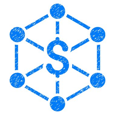 Banka ağ grenli doku simgesi