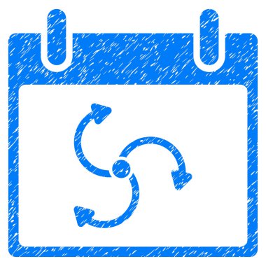 Siklon takvim gün grenli doku simgesi