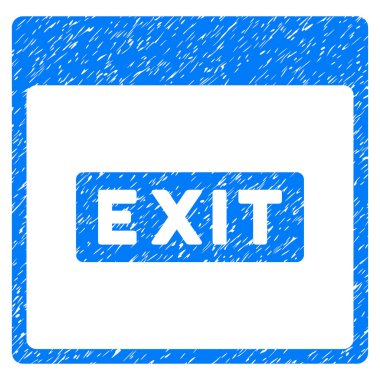 Çıkış resim yazısı takvim sayfası grenli doku simgesi