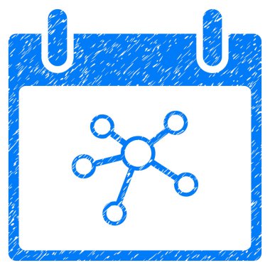 Bağlantılar takvim gün grenli doku simgesi