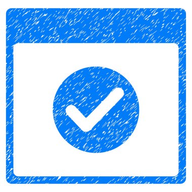 Ok takvim gün grenli doku simgesi