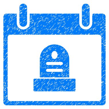 RIP anıt takvim gün grenli doku simgesi