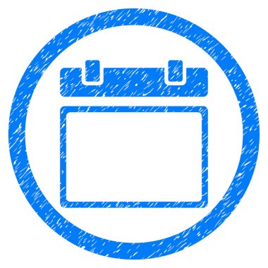 Boş Takvim günü yuvarlak simge pencere boyutu