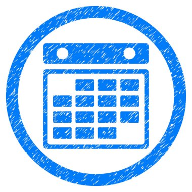 Ay takvimi yuvarlak simge pencere boyutu