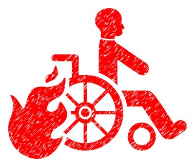 Hasta grenli doku simgesini yanmak