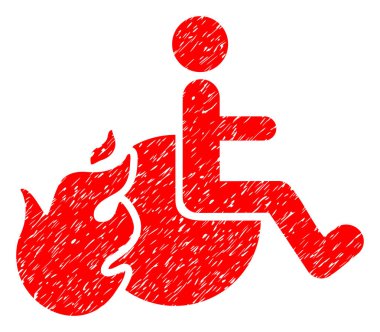 Hasta grenli doku simgesi ateş