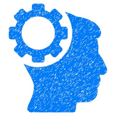 Beyin dişli grenli doku simgesi