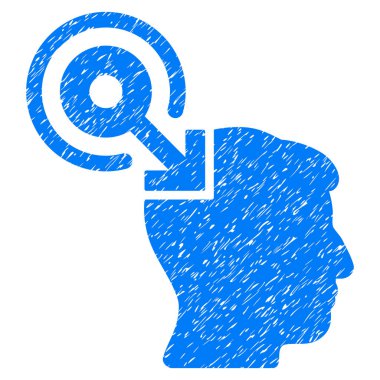 Beyin arabirimi eklenti grenli doku simgesi