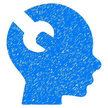 Beyin anahtarı aracı grenli doku simgesi