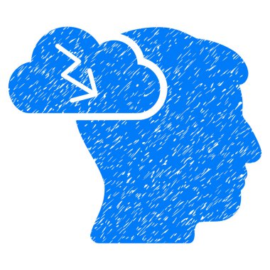 Beyin fırtınası grenli doku simgesi