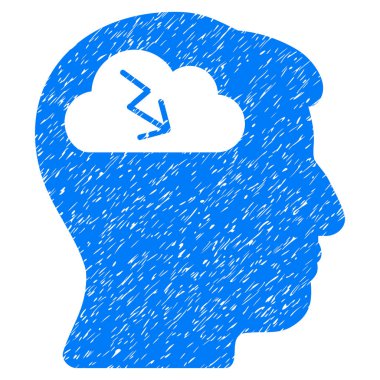 Beyin fırtınası grenli doku simgesi