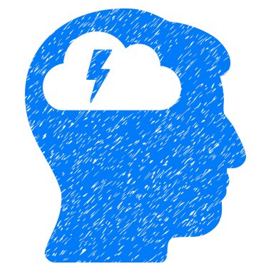 Beyin fırtınası grenli doku simgesi