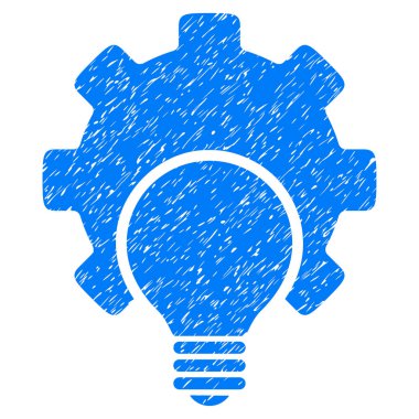 Ampul yapılandırma dişli grenli doku simgesi