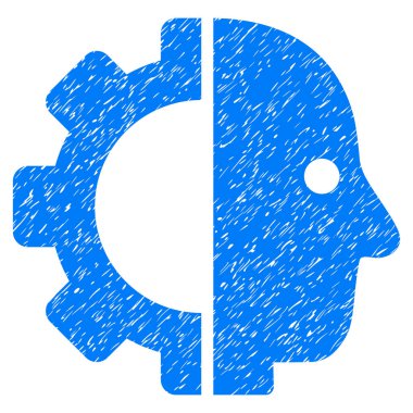 Cyborg kafa grenli doku simgesi