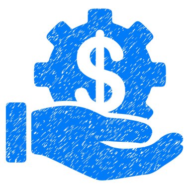 Geliştirme hizmeti grenli doku simgesi