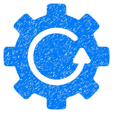 Dişli döndürme grenli doku simgesi