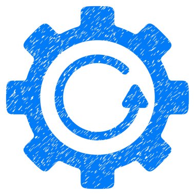 Dişli döndürme yönünü grenli doku simgesi