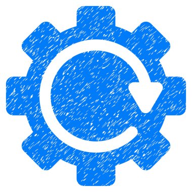 Dişli döndürme yönünü grenli doku simgesi