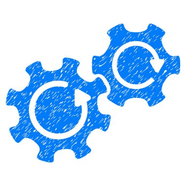 Gears'ı döndürme grenli doku simgesi