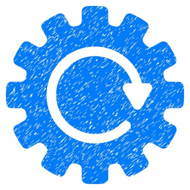 Gearwheel döndürme grenli doku simgesi